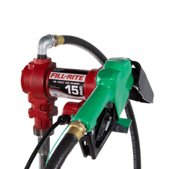 Fill-Rite cast-iron pump body close-up highlighting durable construction