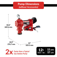 Fill-Rite telescoping steel suction pipe detail for deep tank access