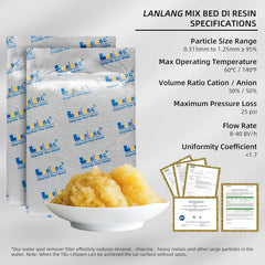 Filterelated vacuum-sealed 5L bag close-up preserving resin freshness and preventing contamination