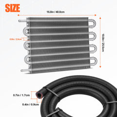 FILTERUP hose and clamps laid out, demonstrates included hardware for easy install