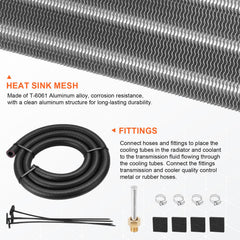 FILTERUP cooler mounted on radiator, illustrates secure placement and airflow benefit