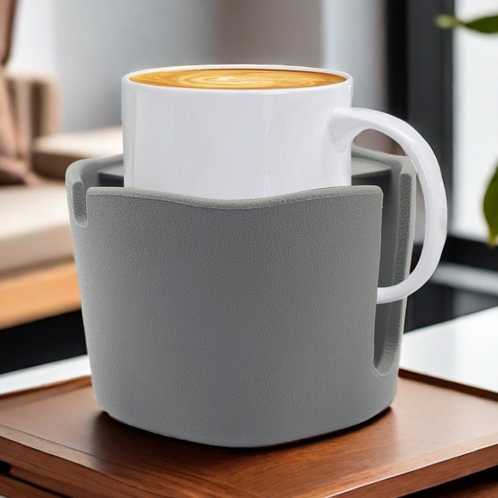 FINTHECH front view showing gray cup holder and clean profile for space-saving