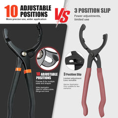 Firstools jaw serration detail improving grip on slippery filters