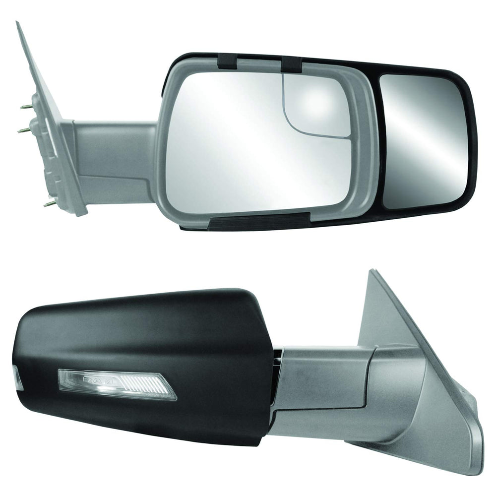 Fit System K SOURCE front view on Ram 1500 showing improved towing visibility