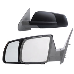Fit System snapping towing mirror front view showing wider field of view benefit