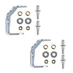 Fitede kit packaging showing all included hinge components for quick identification and confidence