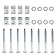 Fitede front view of truck bed hardware kit showing complete set and packaging benefits