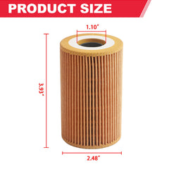 Fitede six included O-rings displayed for proper sealing and leak prevention