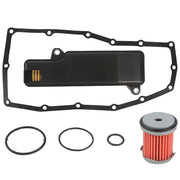 Fitede oil pan front view showing bolt pattern and leak prevention benefit