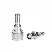 FITIPICI front view of 5/16" fuel connector showing sturdy metal finish and benefits