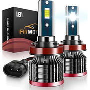 FITMOTORS front packaging showing two fog bulbs and benefits