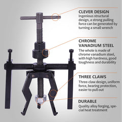 FIVCLOK detailed view of threaded forcing screw for high-torque extraction