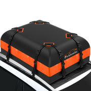 FIVKLEMNZ front view on car roof showing low-profile design and extra storage