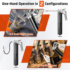 FIXSMITH flexible hose detail demonstrating reach into tight fittings for access