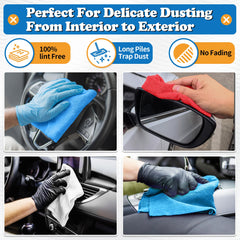FIXSMITH close-up microfiber texture showing absorbent fibers for quick pickup