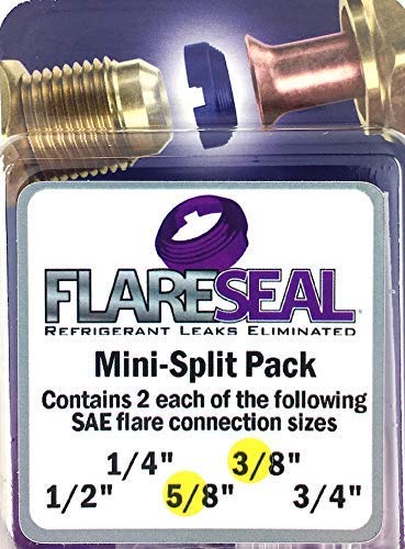 FlareSeal MSP-0610 pack front view showing seals and branding for quick selection
