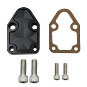 Flashpower front view billet plate shows exact fit and clean finish for secure sealing