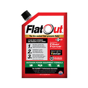 FlatOut 32oz bottle front label showing product benefits and size