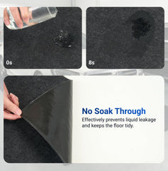 FLEXIMOUNTS fabric close-up showing absorbent texture for spills