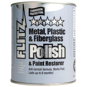 FLITZ metal polish front can showing brand and size for reliable maintenance