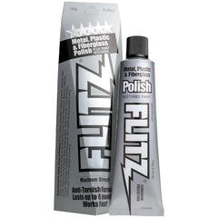 Flitz front packaging jar showing product and size, brand protection