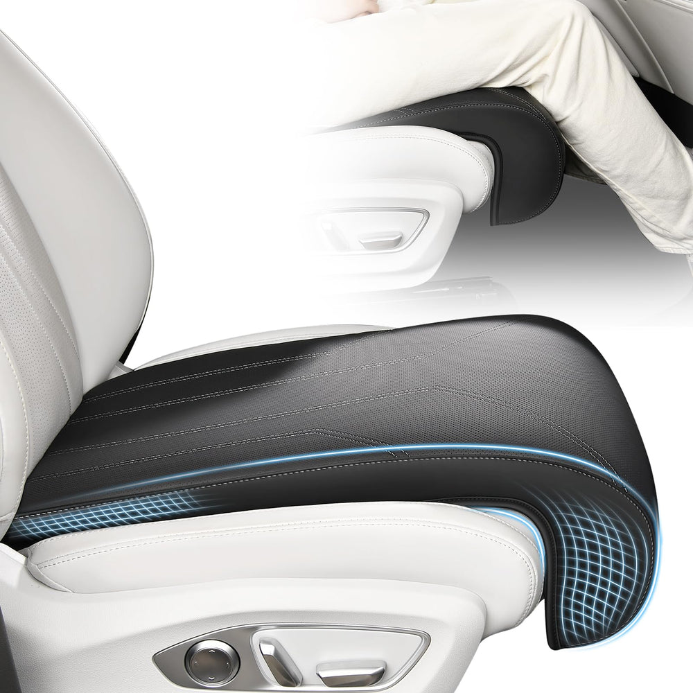 FLORICH front seat overview showing extra leg support benefit