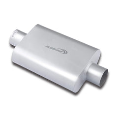Floshine front profile view showing inlet and outlet for easy fitment