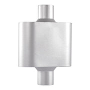 Floshine front view showing muffler shape and compact profile for easier fit