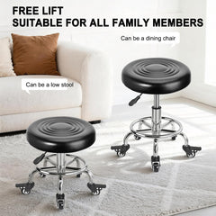 FLOLXNB side profile showing adjustable seat height for ergonomic low-position tasks