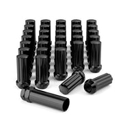 FLYCLE lug nuts front packaging showing complete 32-piece set and key, organized for easy installation