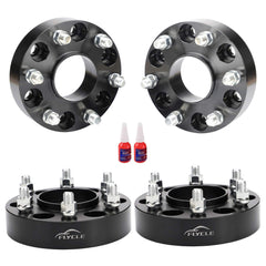 FLYCLE front packaging showing four 1.5 inch spacers and hardware, assures complete kit