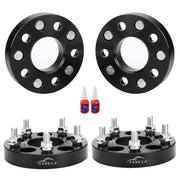 FLYCLE front view of 1-inch spacer set showing kit contents and benefit of complete hardware