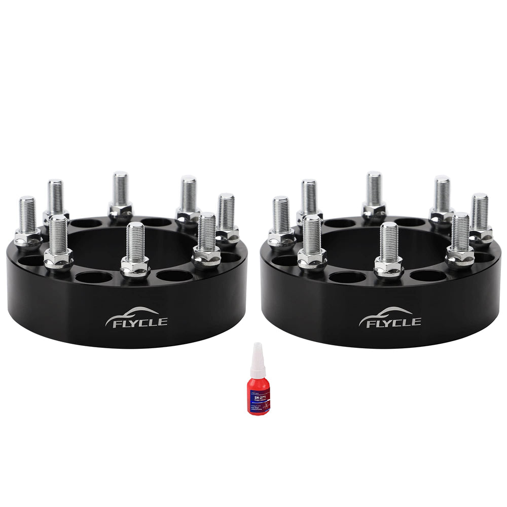 FLYCLE front view of wheel spacer kit showing fitment and finished surface for reliable installation