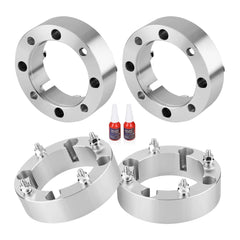 FLYCLE front view of wheel spacers showing packaged kit and benefits
