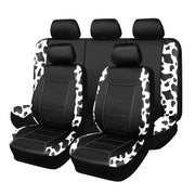 Flying Banner front seats full set installed showing clean protection and style