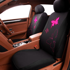 Flying Banner in-car installation image demonstrating quick tool-free fit