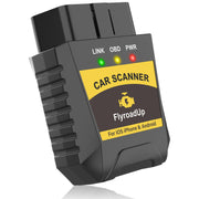 FlyroadUp front view of OBD2 adapter showing compact design and easy use