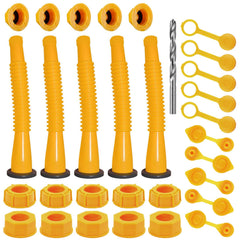 FOANRIY front packaging of replacement gas can spout kit showing contents and benefits