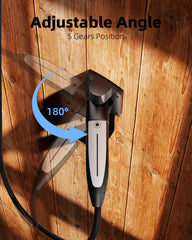 FOCSPROD rotating nozzle dock angled to prevent connector stress and improve placement