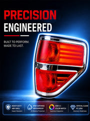 FOMIUZY driver-side taillight close-up highlighting fit and clarity
