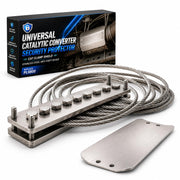 FOMIUZY front stainless steel cover showing robust theft protection