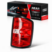FOMIUZY front view tail light assembly showing OEM fit and improved visibility