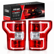 FOMIUZY front view of both taillights showing exact fit and finish benefit