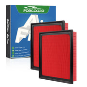 Forccord front packaging view showing both air filters and model compatibility benefits
