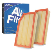 Forccord front view of 2-pack filters showing OE fit and easy replacement benefit