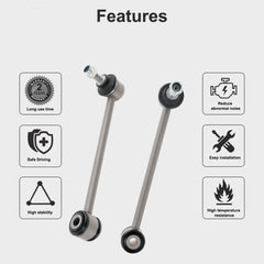 FORDECO links mounted on Jeep Wrangler showing improved handling benefit