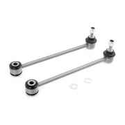 FORDECO rear sway bar links front view showing solid construction and fitment benefit