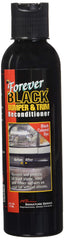 FOREVER BLACK front packaging showing 6oz bottle, restores trim quickly
