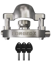 FORGEDX front view on coupler showing secure full coverage benefit