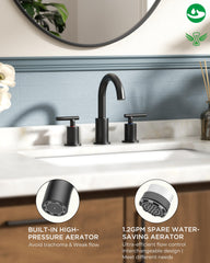 FORIOUS gooseneck spout close-up highlighting swivel reach and ease of use